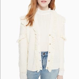Kate Spade Ruffle Pom Cardigan